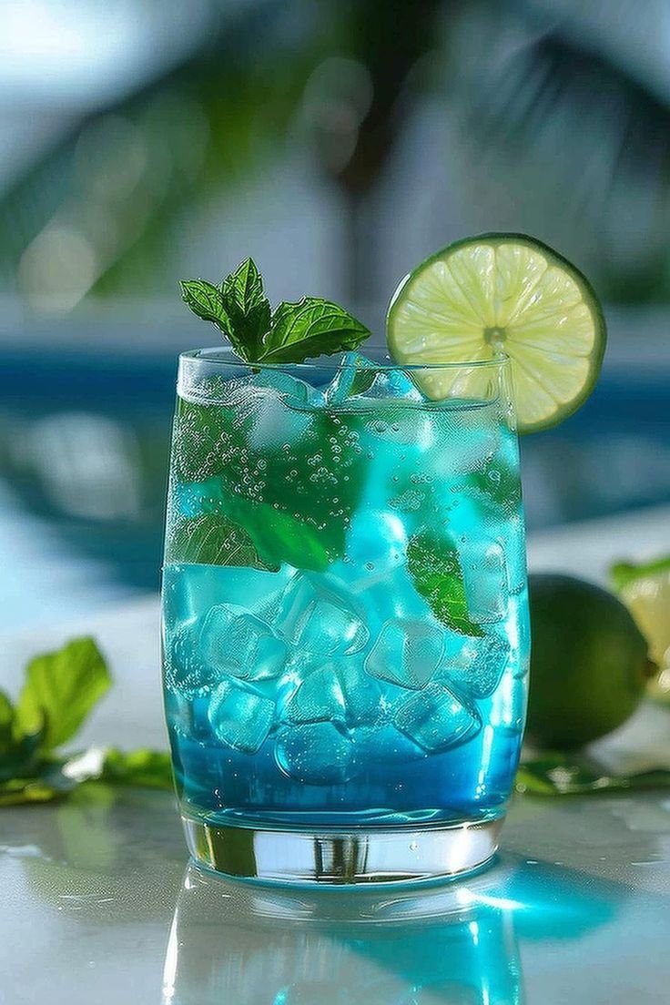 Blue Lagoon Mojito